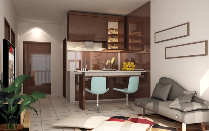 Desain interior rumah type 33 70