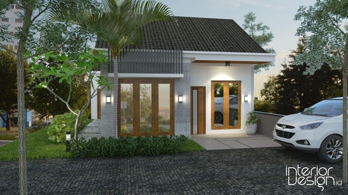 Desain interior rumah tipe 40