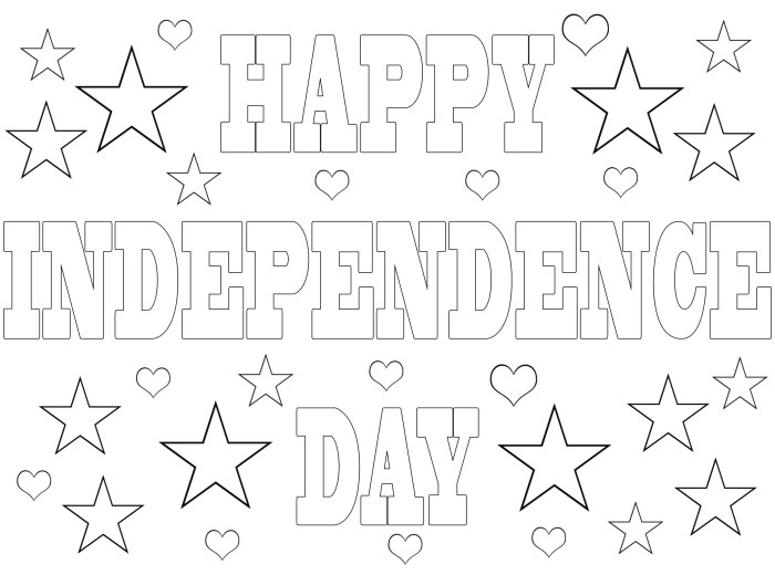 Coloring independence day 4th july pages kids drawing printable declaration printables print color sheets drawings book wuppsy books getdrawings article