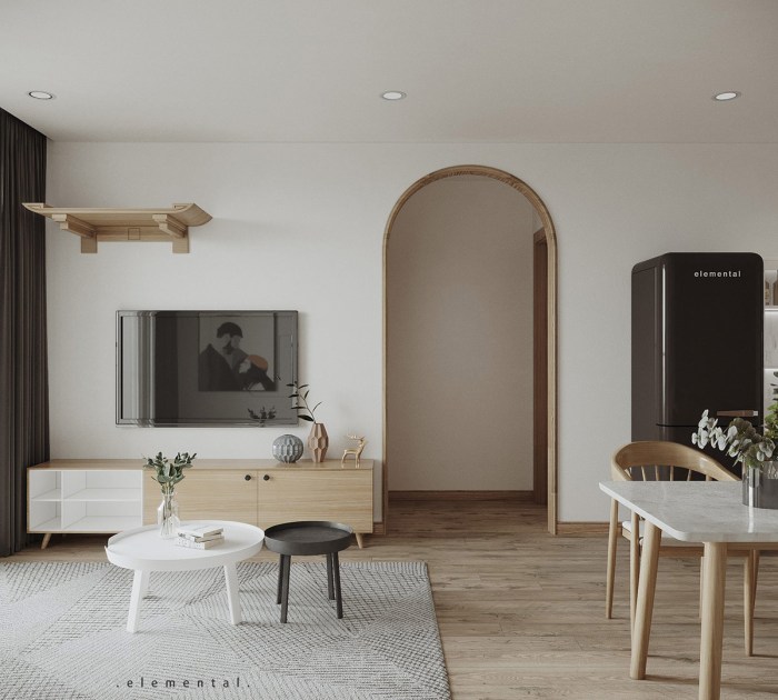 Wohnzimmer rundbogen modern gestalten