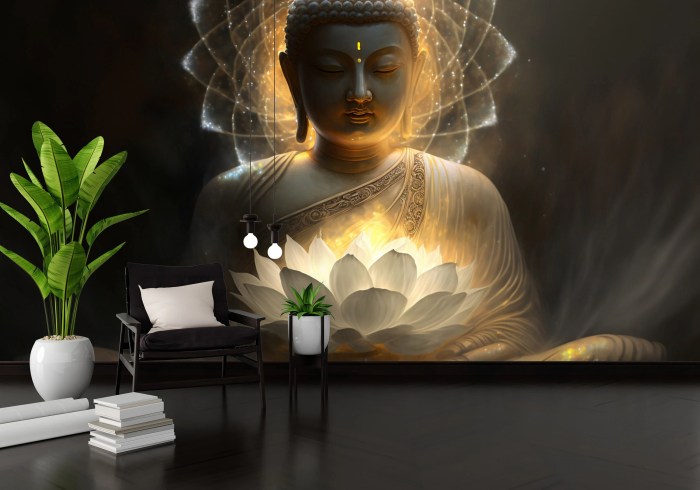 Wandbilder wohnzimmer buddha