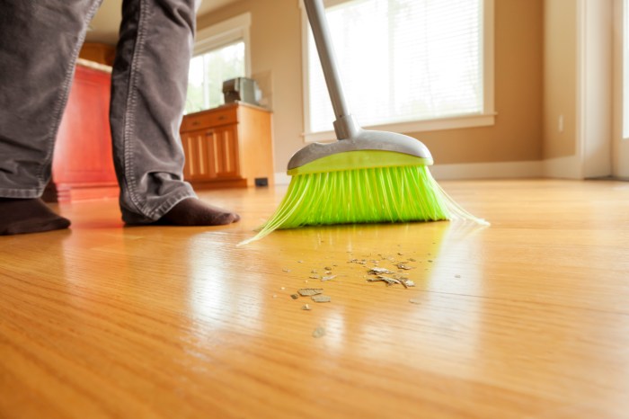 Sweep floors homeowners